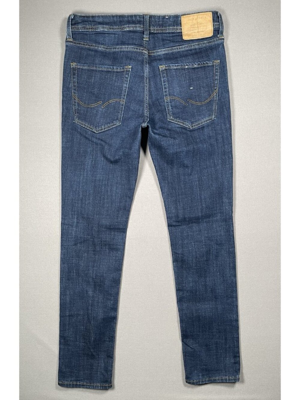 Jack & Jones Slim Fit  JJITIM JJORIGINAL Dark Wash Button Fly Jeans -Men 30 X 32